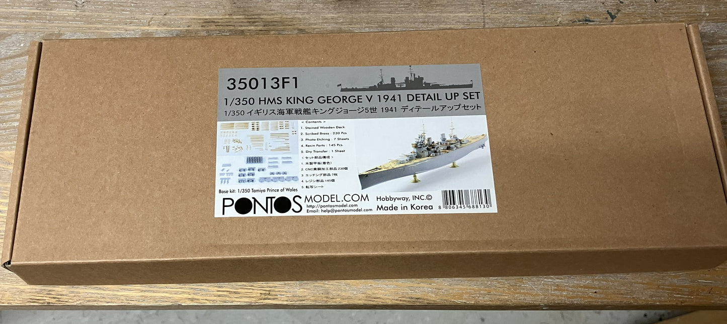 1/350 PONTOS King George V 1941 upgrade set