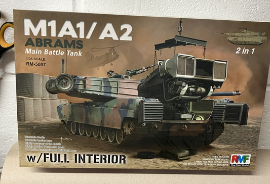 RFM M1A1/A2 ABRAMS MBT 1/35 FULL INTERIOR